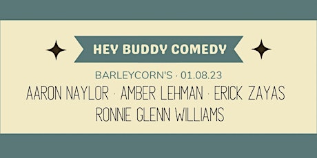 Hey Buddy Comedy 01.08.23