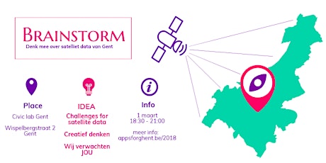 Primaire afbeelding van Uitdagingen voor Ghent in Space - brainstormsessie