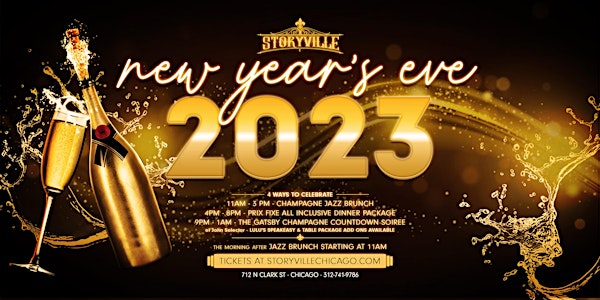 New Year's Eve 2023 at Storyville Chicago