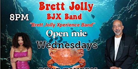 Open Mic at The Crab Tavern with Brett Jolly & BJX Band
