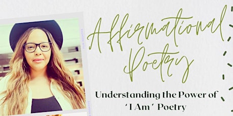 Affirmational Poetry Workshop with Ms.AyeVee & Poetic V