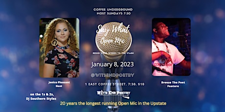 Say What Open Mic Featuring Breeze The Poet at Coffee Underground