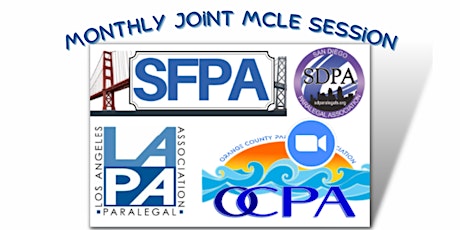 SFPA; OCPA; LAPA; SDPA - Monthly CLE Event