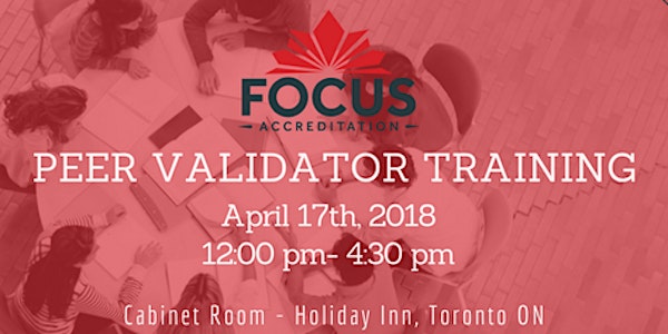 2018 Peer Validator Training