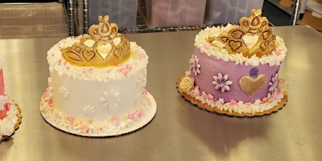 Parent & Me Class: Cake Decorating with Buttercream: Princess Themed Cake