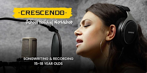 2 Day Songwriting & Recording Holiday Workshop 15-18yr olds
