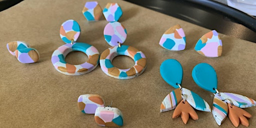 Library Lovers Craft: Polymer clay earrings