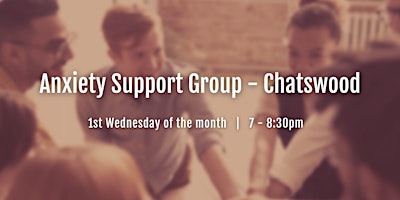Imagem principal do evento Chatswood Anxiety Support Group