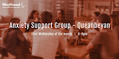 Imagem principal do evento Queanbeyan Anxiety Support Group