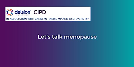 Let's talk menopause