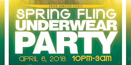 Spring Fling Underwear Party primary image