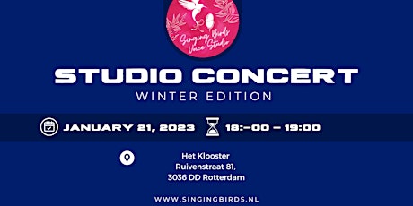 Singing Birds Studio concert winter edition primary image