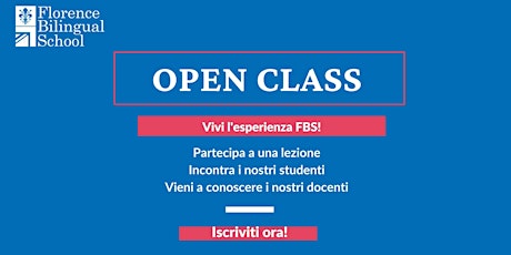 Science Open Class/Classe Aperta di Scienze (in inglese) - Liceo