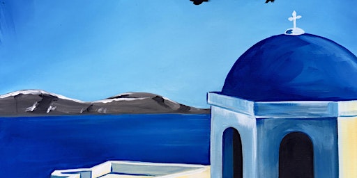 Paint and Sip - Santorini view | Bermondsey primary image
