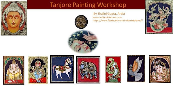 Tanjore painting workshop : learn with simple processes step by step!