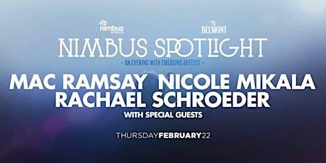 Nimbus Spotlight: Mac Ramsay, Nicole Mikala, Rachael Schroeder primary image