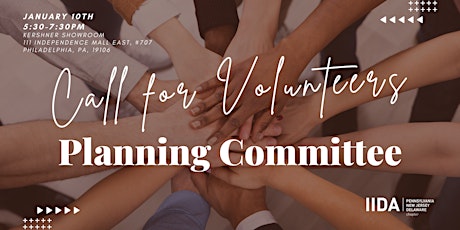 Image principale de Planning Committee - Call for Volunteers