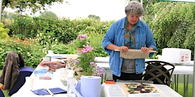 Immagine principale di Botanical printing on silk with Pam and Fran Saturday 22nd June 2024 