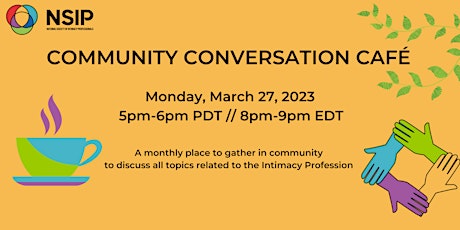 March Community Conversation Cafe