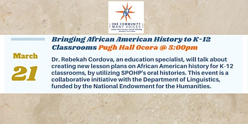 Bringing African American History to K-12 Classrooms