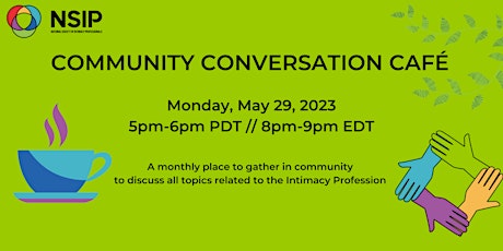 Hauptbild für May Community Conversation Cafe