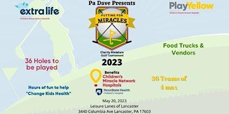 2023 Putting for Miracles Miniature Golf Tournament