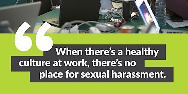 Engagement Strategies Toward Ending Workplace Sexual Harassment