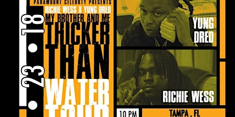 Richie Wess and Yung Dred My Brother & Me (Thicker Than Water) TOUR   primärbild