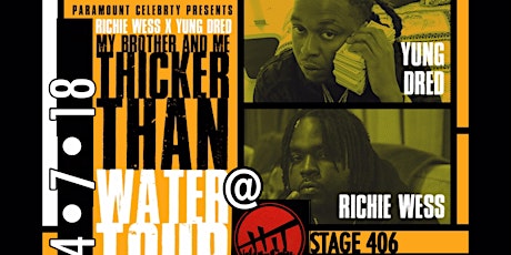 Richie Wess and Yung Dred My Brother & Me (Thicker Than Water) TOUR   primärbild