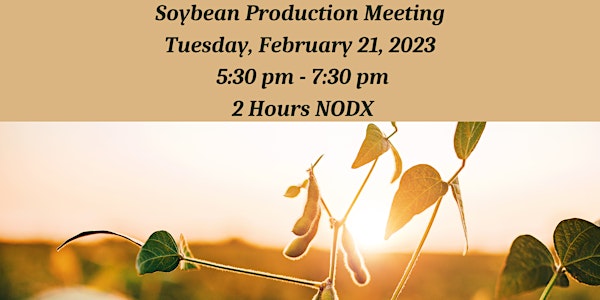 Soybean Production Meeting