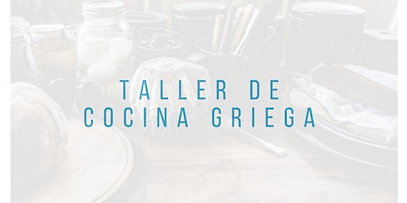 Imagen principal de Taller de cocina griega en español