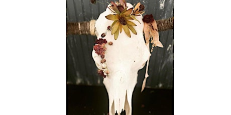 Southwest Chic: Cow Skull w/ Dried Floral Workshop