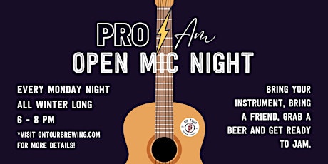 Monday Pro/Am Open Mic Night