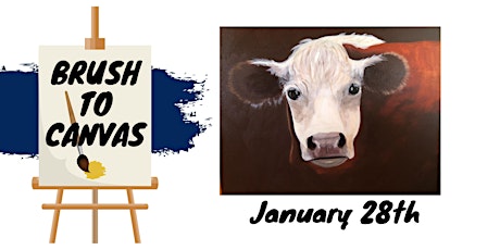 Brush to Canvas - Farm Series - Cow
