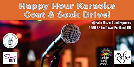 Happy Hour Karaoke Coat & Sock Drive