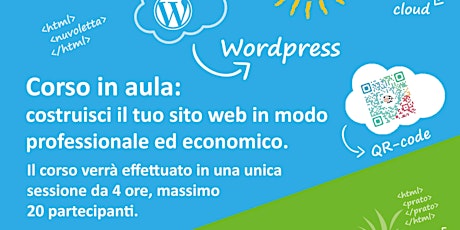 Immagine principale di Corso in aula: Costruisci il tuo sito web - ROMA 