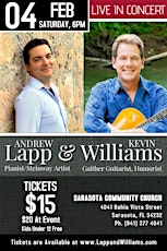 Andrew Lapp &your Kevin Williams Live in Concert 2023