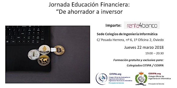 Jornada Educación Finaciera: "De ahorrador a inversor"