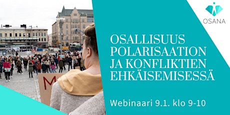 Imagen principal de Osallisuus polarisaation ja konfliktien ehkäisemisessä