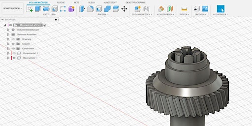 Maker Workshop CAD-Einführung mit Fusion360