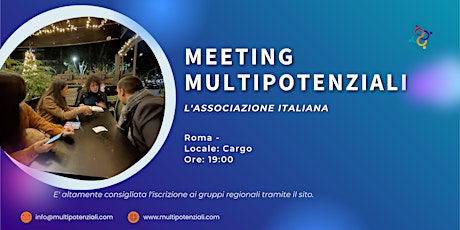 Hauptbild für Meeting Multipotenziali | Lazio