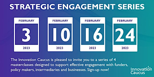 Innovation Caucus  Strategic Engagement Series