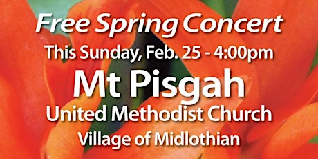 Richmond Concert Band Performs at  Mt. Pisgah United Methodist Church primary image