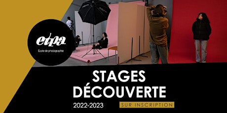 Stage découverte du domaine de la Photographie - ETPA Toulouse