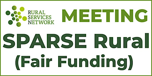 Hauptbild für RSN Sparse Meeting (Fair Funding Campaign)