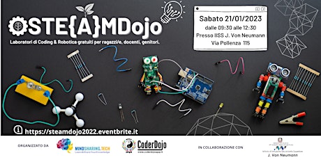 Hauptbild für #STE{A}MDojo - by @CoderDojo Roma SPQR