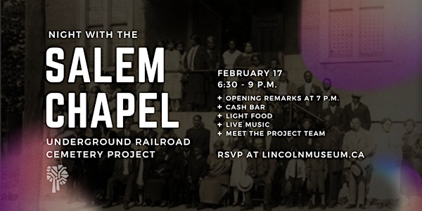 Night with the Salem Chapel Underground Railroad Cemetery Project