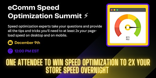 Speed Optimization Summit primary image