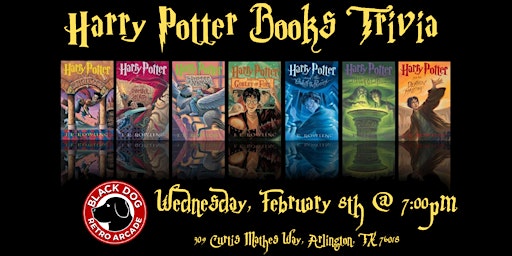 Harry Potter Books Trivia at Black Dog Arcade
