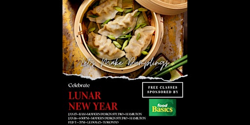 FREE lunar new year dumpling class